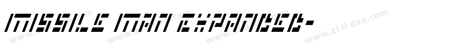 Missile Man Expanded字体转换